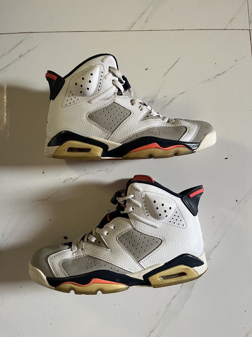 Air Jordan 6 Retro Carmine (Category: Sneakers) located in Manila. Submitted by cholowkey (Listing ID 1430723606, Image 1). Description: nike ukay ukay shoes size: 42.5 cm: 27 .