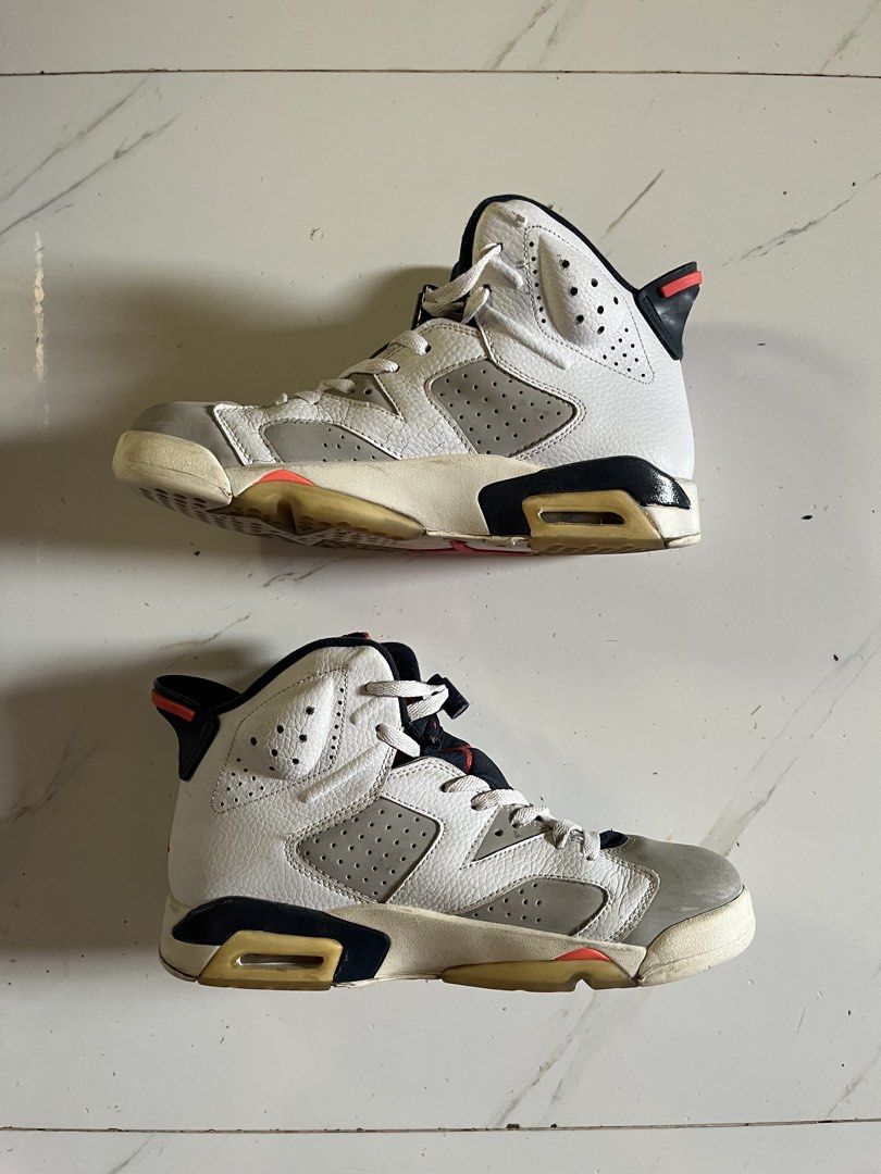Air Jordan 6 Retro Carmine (Category: Sneakers) located in Manila. Submitted by cholowkey (Listing ID 1430723606, Image 2). Description: nike ukay ukay shoes size: 42.5 cm: 27 .