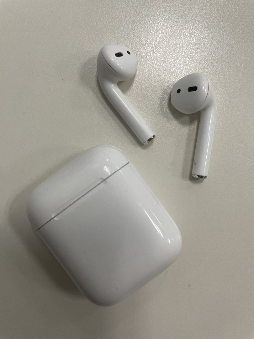 AirPods (2nd generation) (Category: Earphones) located in Marikina City. Submitted by declutter_2026 (Listing ID 1430684069, Image 2). Description: No issue except for minimal scratches or hairlines With box Purchase 2023 but didnt use much.