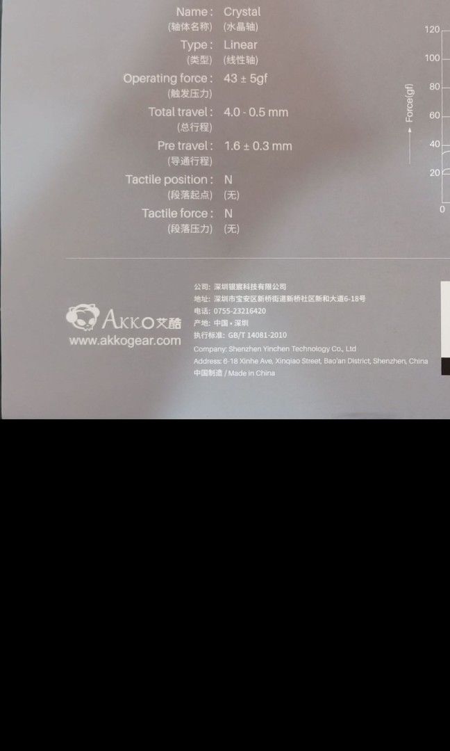 Akko Crystal Custom Mechanical Keyboard Switches475874894052730883