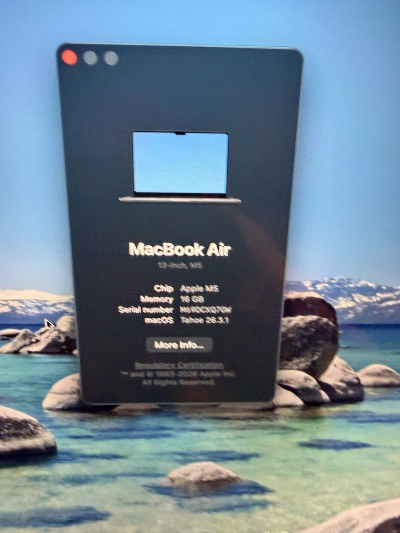 Apple MacBook Air 13-inch m5 (16GB RAM), Computers & Tech, Laptops ...