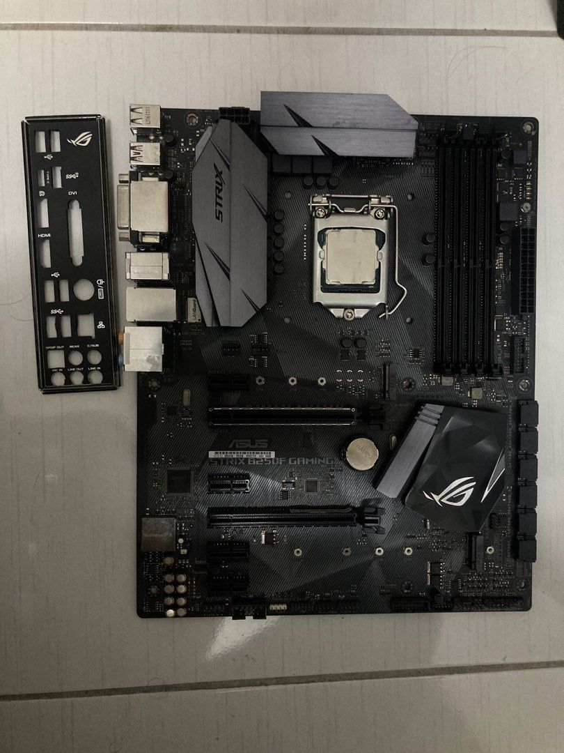 ASUS ROG STRIX B250-F Gaming Motherboard and Intel i5-7600 CPU ...