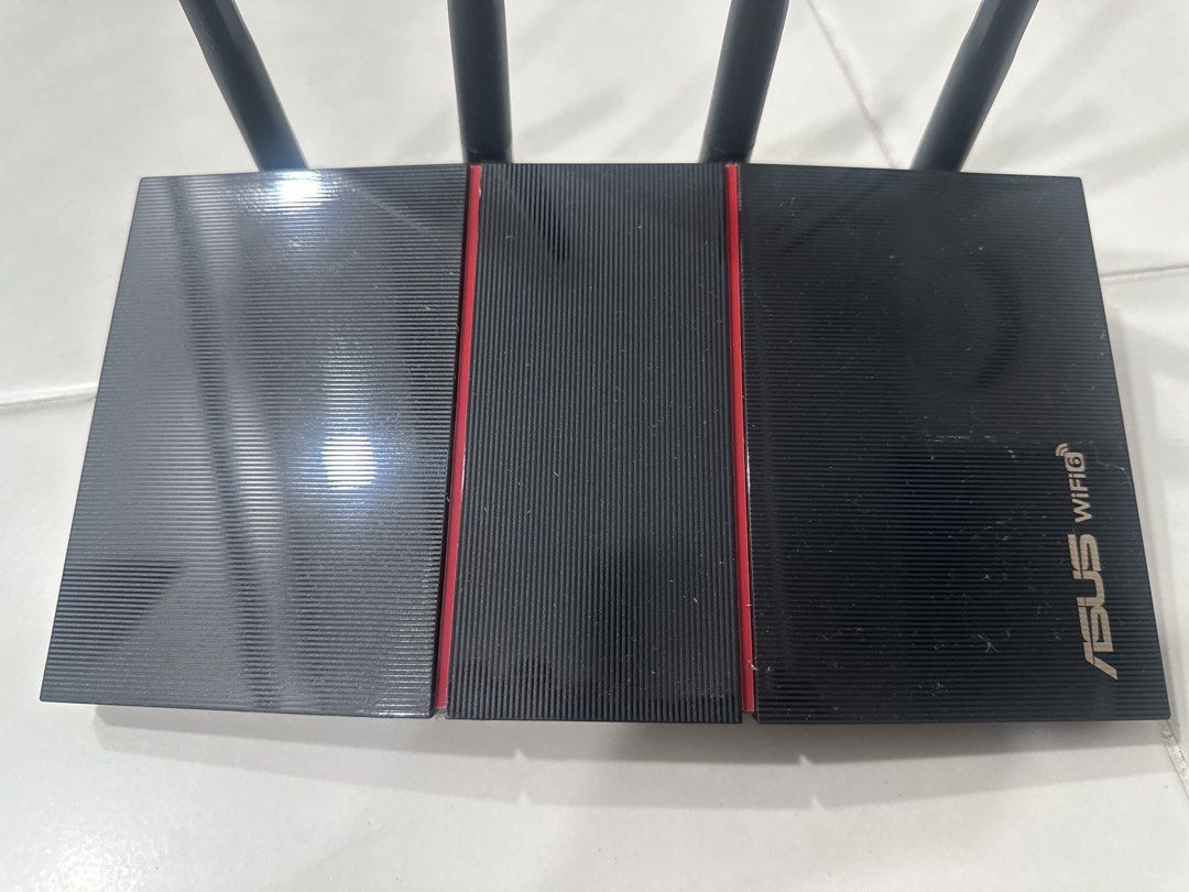 ASUS RT-AX55 Dual Band WiFi 6 Router, Computers & Tech, Parts ...