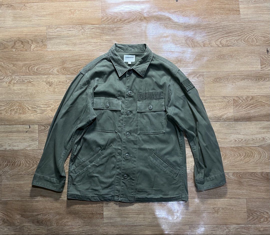Avirex military jacket us navy (Category: Coats, Jackets and Outerwear) located in Zamboanga. Submitted by alterramz08 (Listing ID 1430788031, Image 1). Description: Avirex military Jacket Size medium Width 20 Length 20.5 Excellent Condition Price : 1,000.