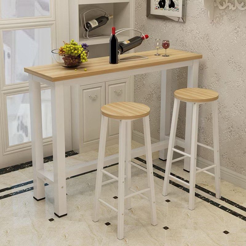 Bar Table Long Table Narrow Table Study Desk Simple Wall Facing Narrow ...