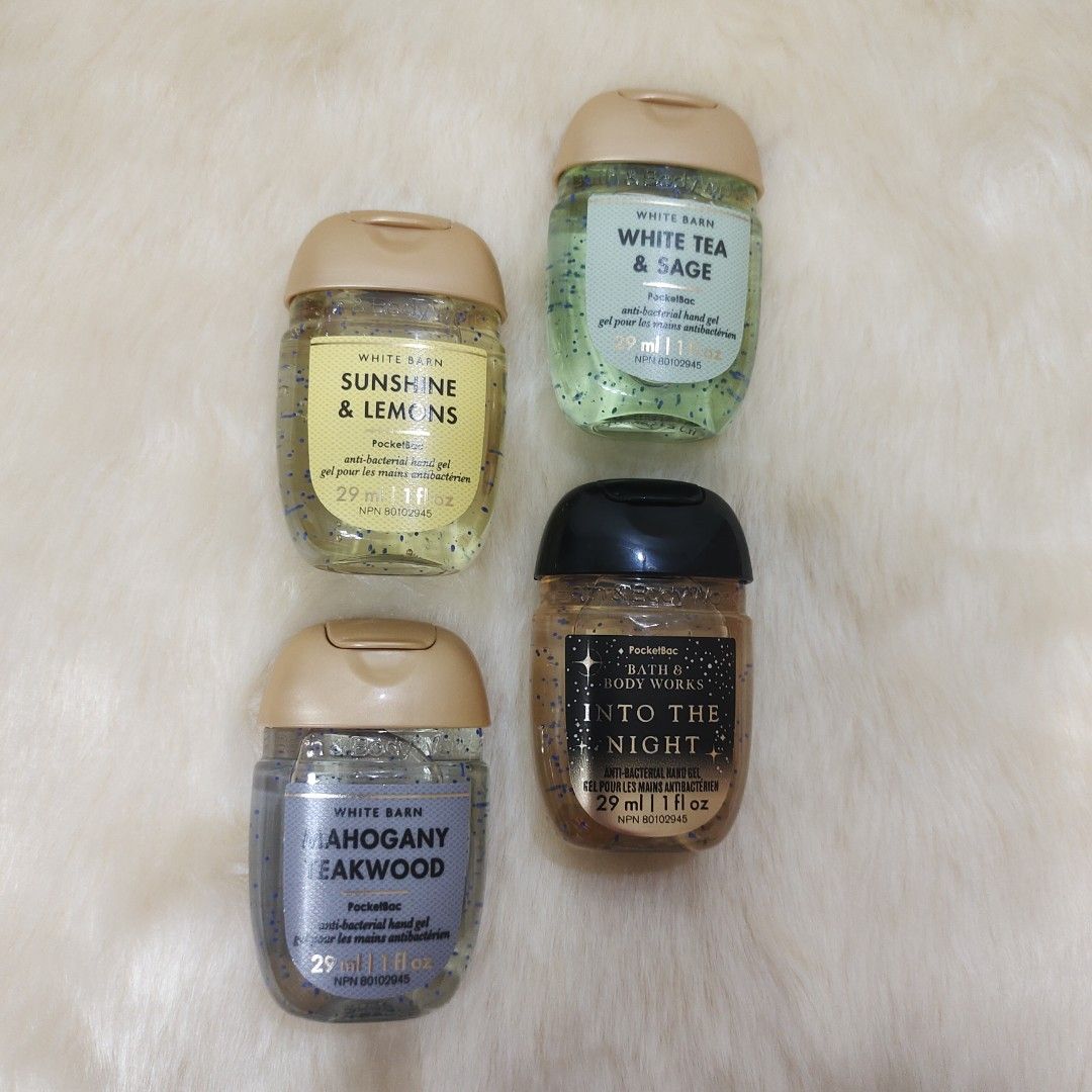 BBW PocketBac Hand Sanitizer - Into The Night (Category: Sanitizers & Disinfectants) located in Binan City. Submitted by apparelsbyeve (Listing ID 1430679212, Image 3). Description: Bath & Body Works PocketBac hand sanitizer in the Into The Night scent. It is an anti-bacterial hand gel with 71% alcohol. Authentic from Canada. Size: 29ml.