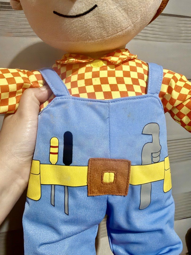 Bob the Builder plush toy Big size (Category: Plushies & Soft Toys) located in Manila. Submitted by bcbg3217 (Listing ID 1430644053, Image 3). Description: Like new condition Looks like Blippi / worker Big size no etiketa No other inclusions Actual photos are posted No issues or flaws unless stated Please check the photos thoroughly before placing an order JnT regular or Lalamove COD for Metro Manila ⚠️BUY AT YOUR OWN RISK⚠️ Prices are still nego