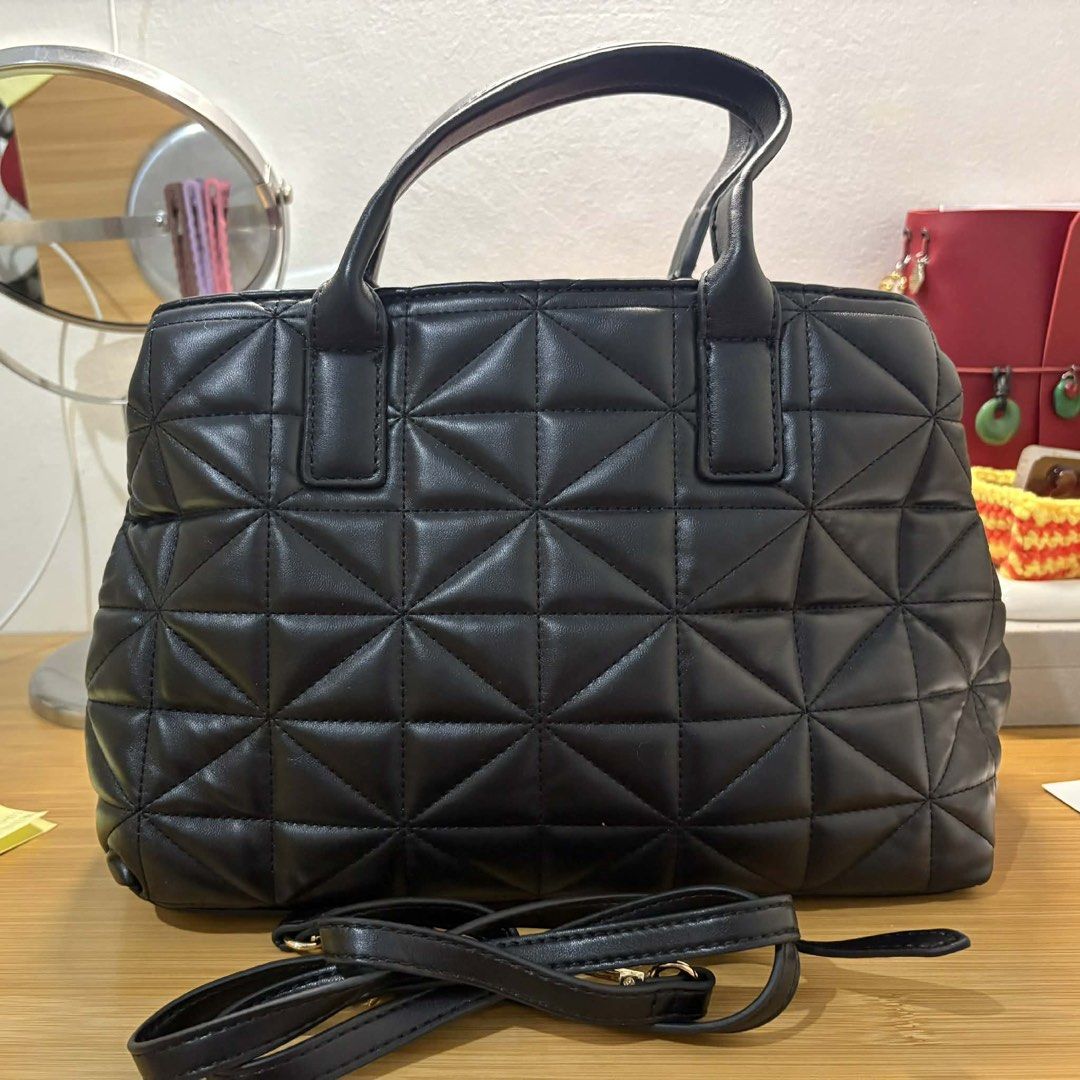 Call It Spring | Quinny Black Leather Tote Bag (Category: Tote Bags) located in Manila. Submitted by thrifts_by_ae (Listing ID 1430719980, Image 1). Description: selling pre-loved items for extra income as a student! :)❤️🎓 Call it Spring Quinny Women's Black Leather Tote 📝Details: - Comes with Bag Strap - With Original Paper Bag Price: PHP 600 + SF RFS: Hindi nagagamit.