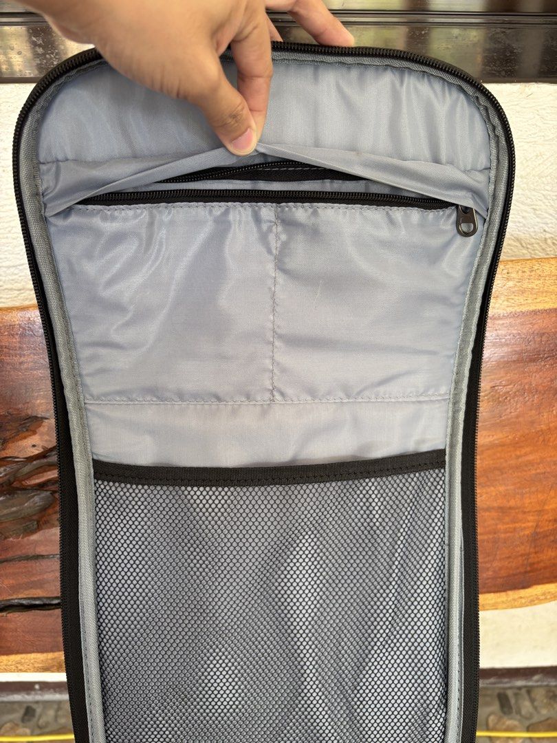 Camera & Laptop Backpack (Category: Camera Bags & Carriers) located in Tanauan. Submitted by jeanne25144 (Listing ID 1430652727, Image 3). Description: Camera & laptop backpack Color: Gray Material: Nylon canvas Others: Comes with rain cover Multiple pockets Can fit up to 15.6in laptop (I have Asus A15) No issue and used only once. Feel free to message if you have other questions or require more photos. Shipping fee is shouldered by buyer. 📍 Tan