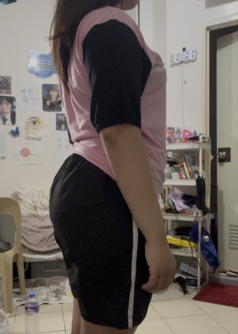 CEU Women's P.E. Uniform (Pink) (Category: Sets or Coordinates) located in San Pablo. Submitted by clarloren (Listing ID 1430746165, Image 3). Description: ON-HAND: 1 set CEU Women's P.E. Uniform (Pink) 3XL - ₱550 - discount if getting 2 sets (Pink & Gray) - rfs: need funds - can loosely fit large frames - for reference: * height: 5 ft 2 in * waist: 31.5 in * hips: 44 in * shoulders: 43 in * bust: 35.5 in - meet-up around ceu manila, mendiola, le