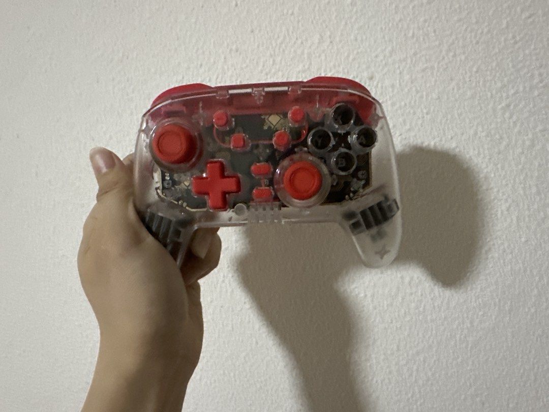 Custom Transparent LED Controller (Category: Controllers) located in Singapore. Submitted by funkyloots (Listing ID 1430612682, Image 1). Description: Supports Play stations and computer games .