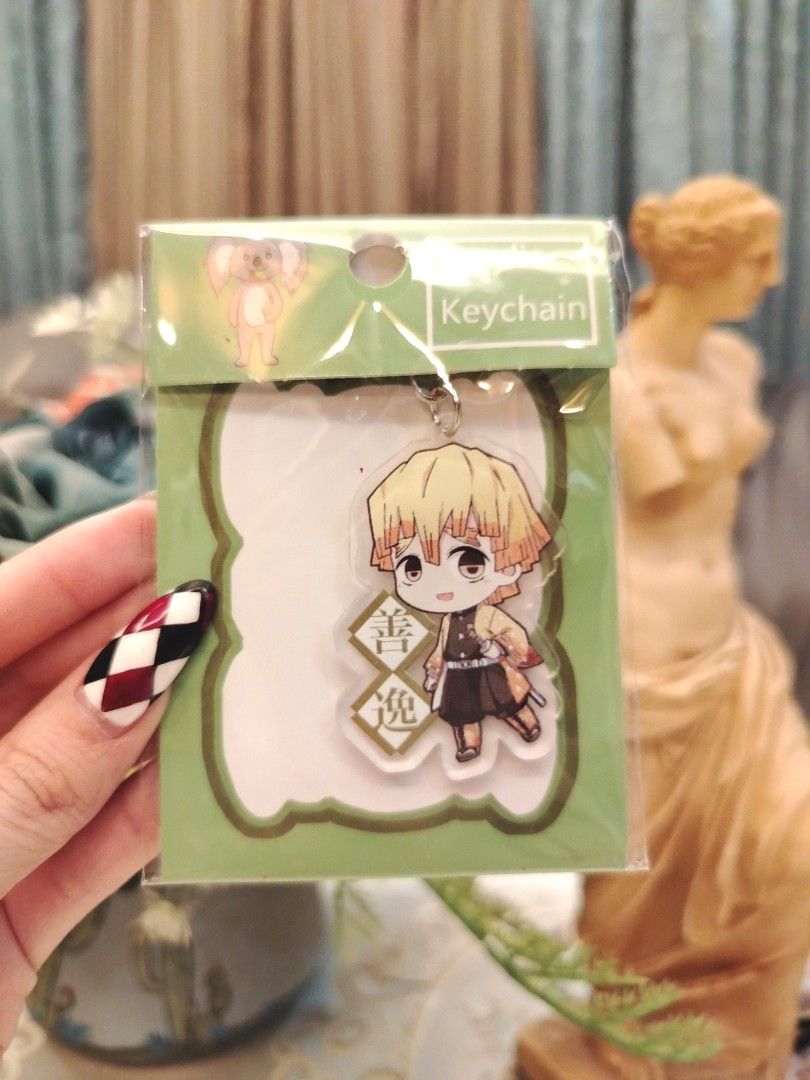 Demon Slayer Agatsuma Zenitsu Acrylic Keychain (Category: Character Goods) located in San Fernando. Submitted by jpmarketplace2023 (Listing ID 1430659667, Image 1). Description: 💚 All items are authentic from Japan. 💛 MOP: GCash (❌️ GCash Protect) 🩵 MOD: LBC only (❌️ S. Checkout, COD, COP) 💙 Meet-up: Vista Mall, San Fernando, Pampanga 💜 All items are on-hand. 🧡 First to pay gets the item first. ❤️ Breakable items are packed with care and ca