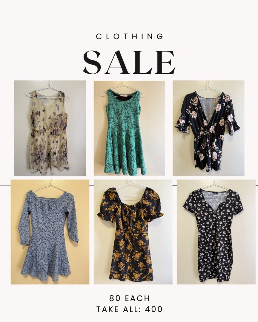 Dresses - Small-Medium (Category: Dresses) located in Quezon City. Submitted by maydaze29 (Listing ID 1430665623, Image 2). Description: Location: Quezon City Shipping c/o buyer. Please manage your expectations..
