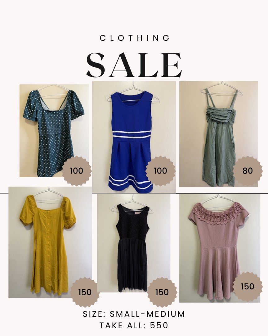 Dresses - Small-Medium (Category: Dresses) located in Quezon City. Submitted by maydaze29 (Listing ID 1430665623, Image 1). Description: Location: Quezon City Shipping c/o buyer. Please manage your expectations..