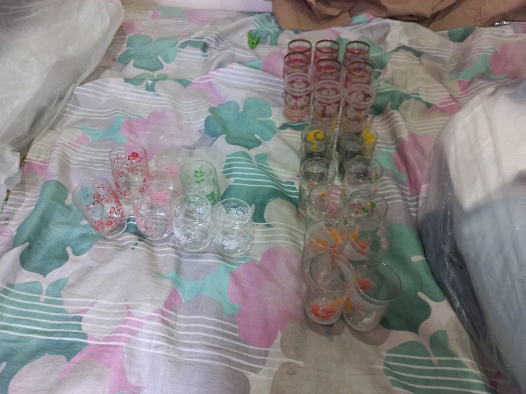 Elegant Drinking glasses (28 pcs) (Category: Other Kitchenware & Tableware) located in Quezon City. Submitted by fierceriver.5864ee (Listing ID 1430739368, Image 1). Description: 28 elegant drinking glass @ P12.50 each.