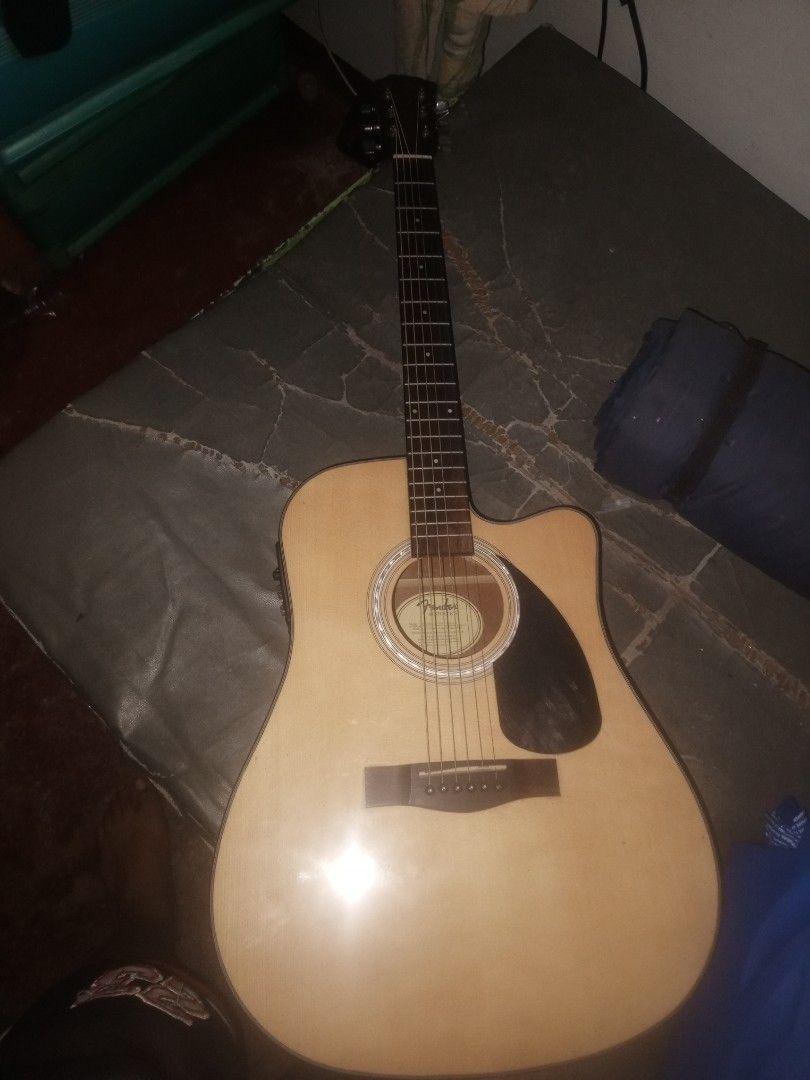 Fender CD-60CE V2 Dreadnought Acoustic-Electric guitar. (Category: Musical Instruments) located in Manila. Submitted by mightywolf_674357 (Listing ID 1430601547, Image 2). Description: Negotiable pa Selling my authentic Fender CD-60CE V2 Dreadnought Acoustic-Electric guitar. This is the upgraded Version 2 model manufactured in 2016 (April). ​Key Features: ​Model: CD-60CE V2 (Cutaway Electric) ​Electronics: Built-in Fishman® Isys III System with a