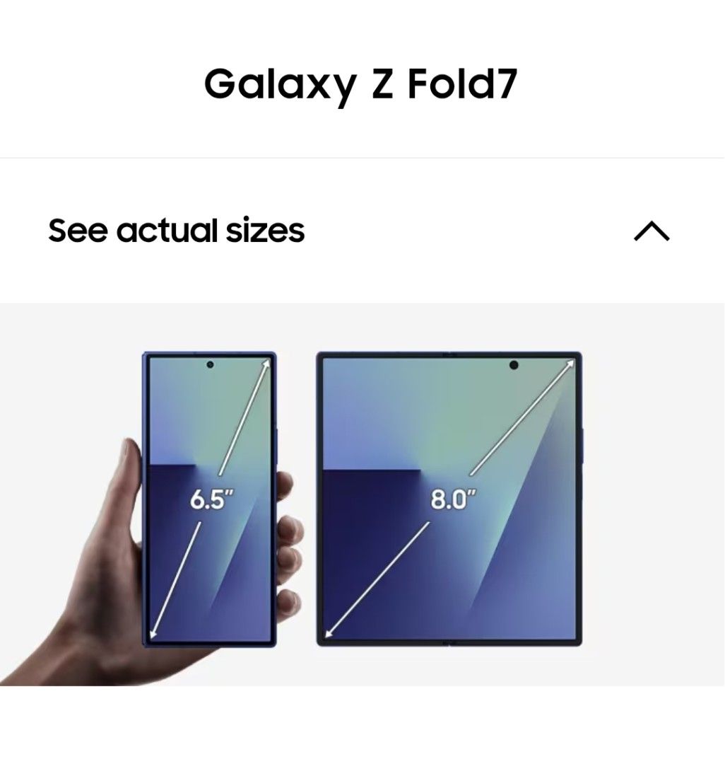 Galaxy Z Fold 7 Blue Shadow 512GB, Mobile Phones & Gadgets, Mobile ...