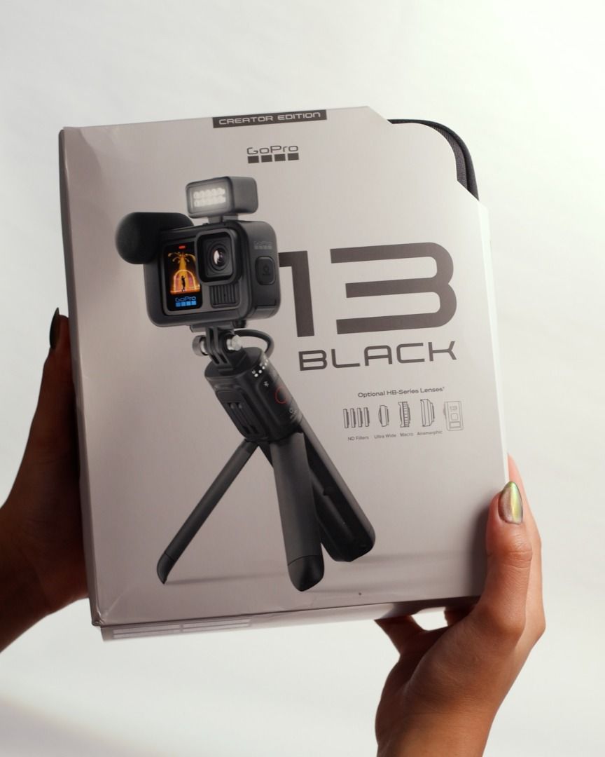 GoPro Hero 13 Black - Creator Edition (Sealed) (Category: Video Cameras) located in Baguio. Submitted by wynnejaranilla (Listing ID 1430676227, Image 2). Description: - GoPro Hero 13 Black - Creator Edition (Sealed) - Brand new and unopened. - Includes all the accessories for content creation. - Perfect for vloggers and filmmakers. - Ready to capture high-quality videos. - Complete package. RFS: Excess inventory. Need Funds. .