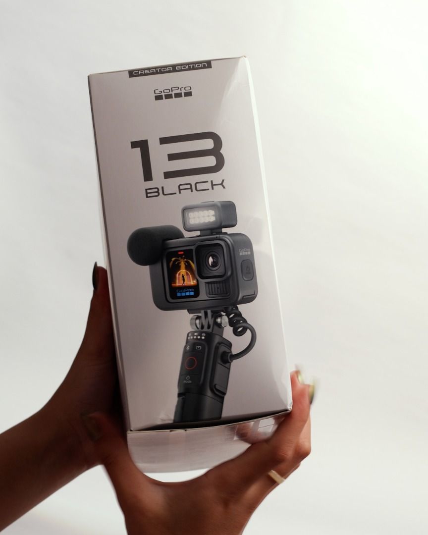 GoPro Hero 13 Black - Creator Edition (Sealed) (Category: Video Cameras) located in Baguio. Submitted by wynnejaranilla (Listing ID 1430676227, Image 3). Description: - GoPro Hero 13 Black - Creator Edition (Sealed) - Brand new and unopened. - Includes all the accessories for content creation. - Perfect for vloggers and filmmakers. - Ready to capture high-quality videos. - Complete package. RFS: Excess inventory. Need Funds. .