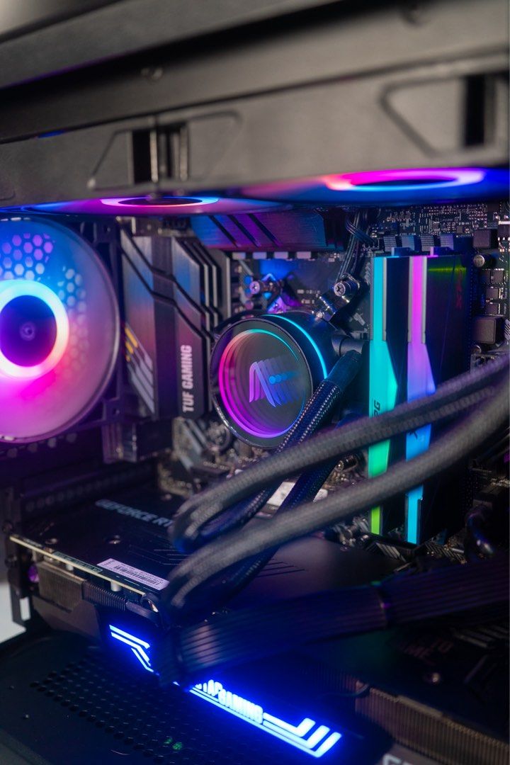 Aftershock High end PC Ryzen 5 5600X / RTX 3070 Ti / 1000GB SSD RGB Gaming PC Aftershock PC