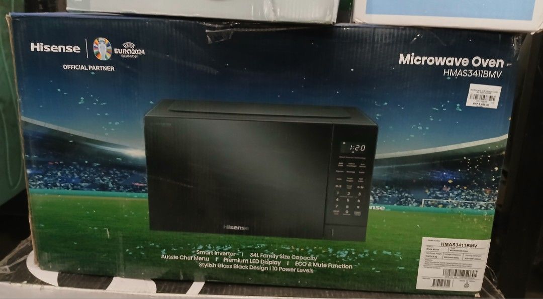Hisense Microwave Smart Inverter 34L (Category: Other Kitchen Appliances) located in Manila. Submitted by sc_arvin (Listing ID 1430627226, Image 1). Description: .