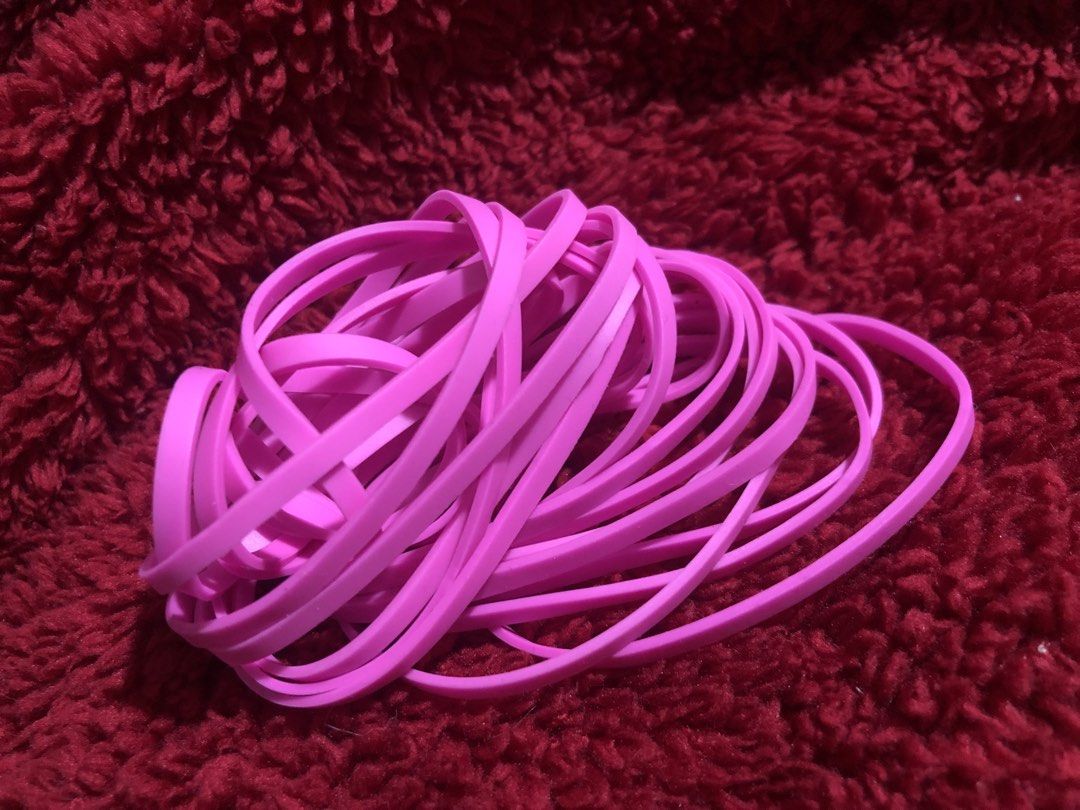 Hot Pink Rubber Band (Category: Hair) located in Mandaluyong City. Submitted by jennyitems (Listing ID 1430710159, Image 1). Description: .