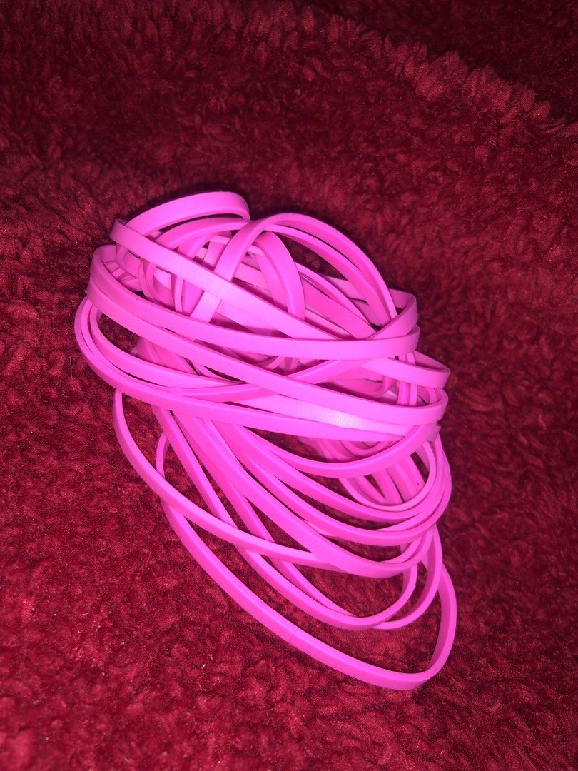 Hot Pink Rubber Band (Category: Hair) located in Mandaluyong City. Submitted by jennyitems (Listing ID 1430710159, Image 2). Description: .