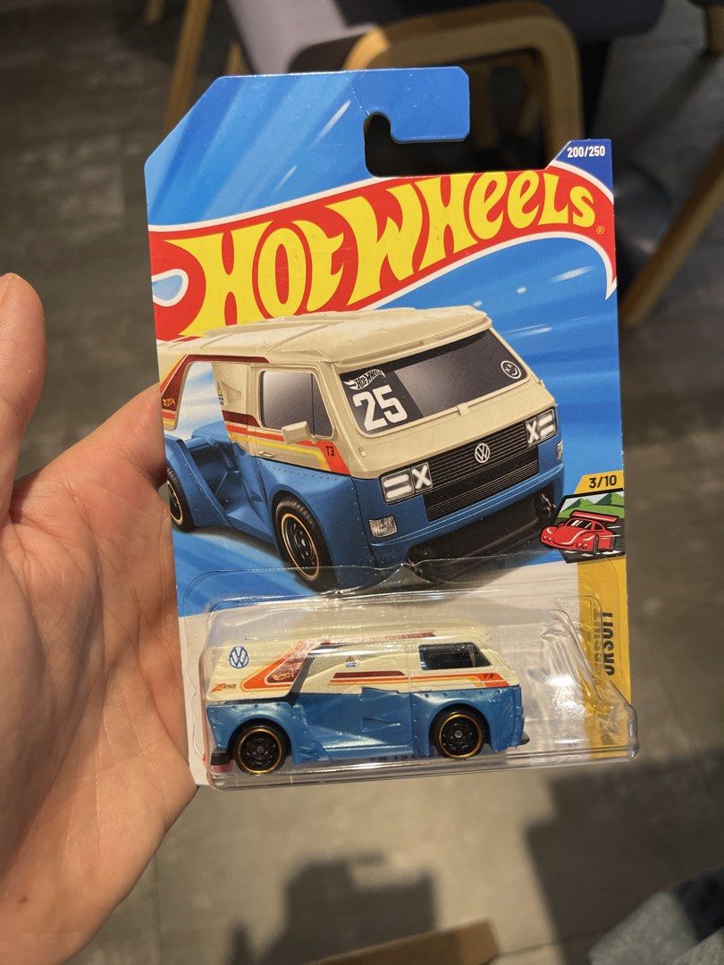 Hot Wheels VW T3 Custom Peak Pursuit (Category: Vehicle & Diecast Models) located in Quezon City. Submitted by ccgem (Listing ID 1430674548, Image 1). Description: Brand new and in pristine condition. Duplicate purchase .