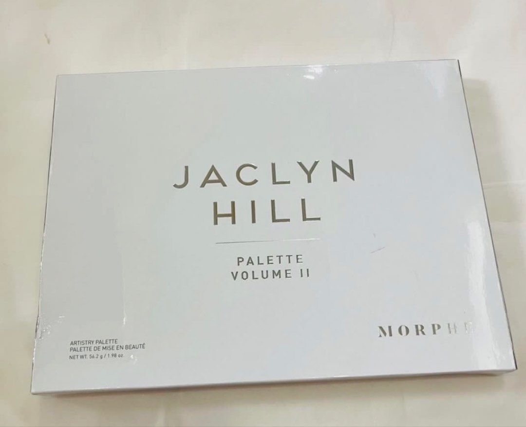 JACLYN HILL PALETTE VOLUME II MORPHE (Category: Makeup) located in San Juan City. Submitted by cashfrancefashioncosmetics_ph (Listing ID 1430790375, Image 2). Description: JACLYN HILL PALETTE VOLUME II MORPHE Finish: matte, satin, and shimmer) SHADE NAMES ROW 1: Certified / matte pearl I’m In It / satin cotton candy Love Handles / matte peach cobbler Comfort Zone / matte nutmeg Perfectionist / matte nectarine Ride-or-Diamonds / shimmering rosy co