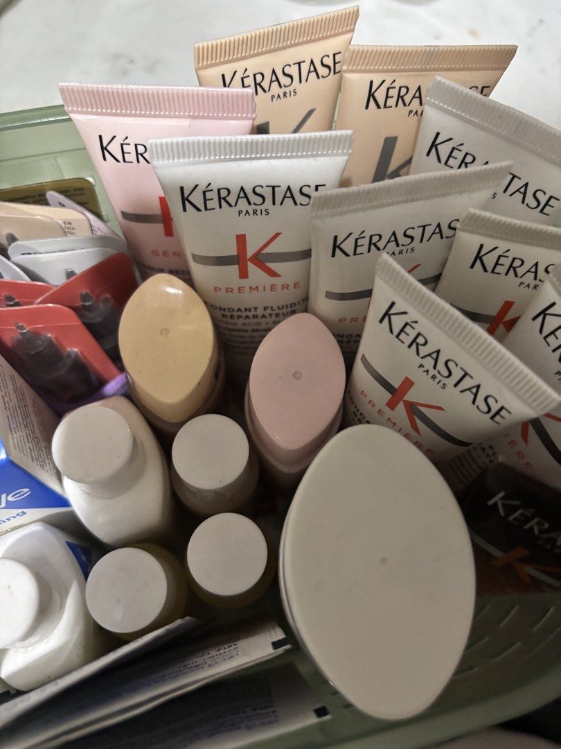 Kerastase minis (Category: Hair) located in Quezon City. Submitted by violetandstuff (Listing ID 1430769435, Image 1). Description: Contioner / Shampoo 30ml - 300 each Shampoo 80ml - 500 each Hair oil 15 ml - 250 Hair oil sachets - 80 each.