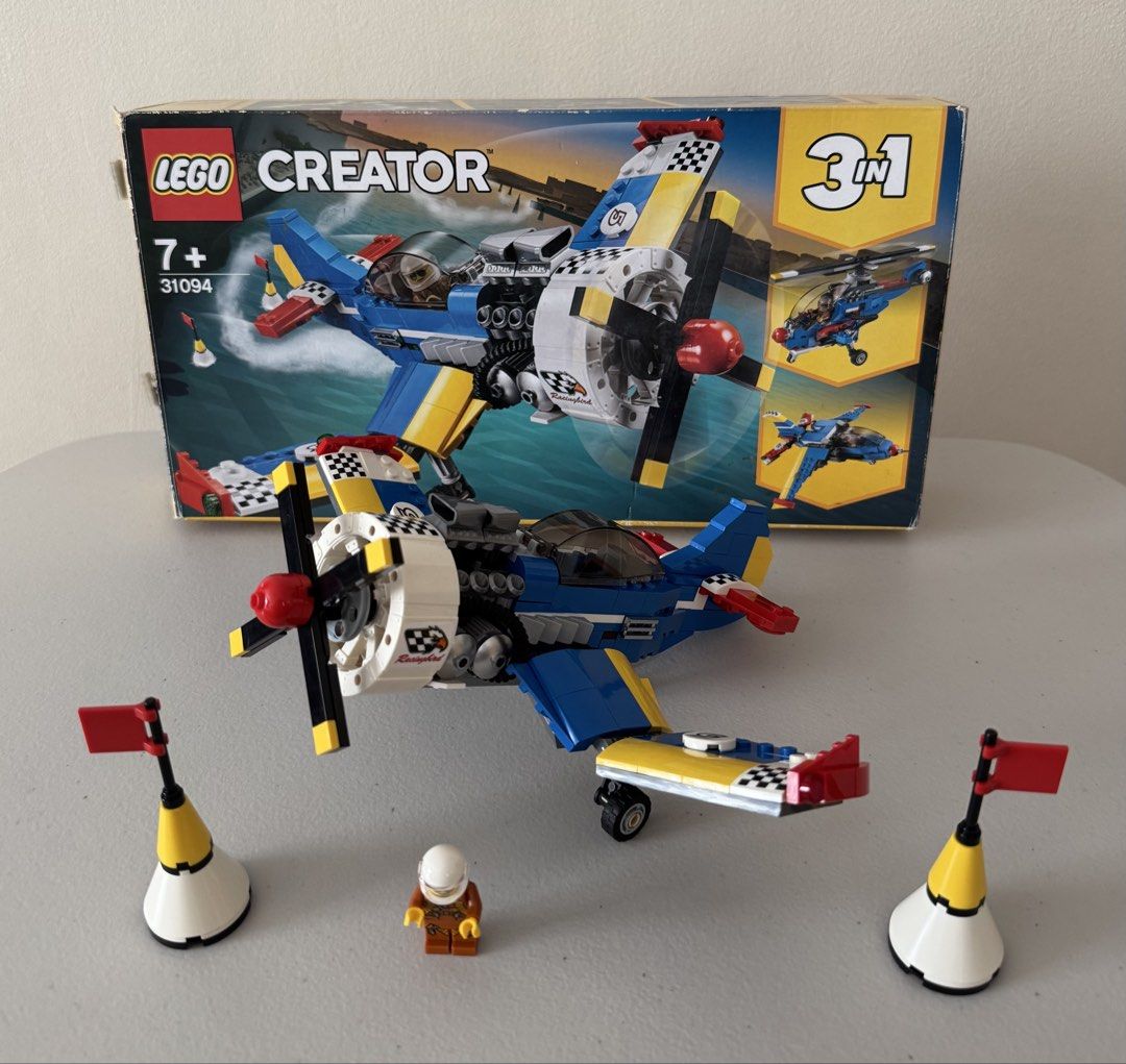 LEGO Creator 3-in-1 Propeller Plane 31094 (Category: Toys & Games) located in Quezon City. Submitted by ckllim (Listing ID 1430611829, Image 1). Description: Complete set with instruction manual.