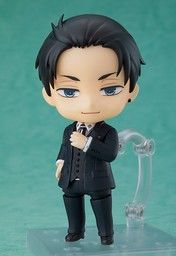 LF nendoroid daisuke and sunraku (misb) (Category: Figurines & Statues) located in Manila. Submitted by elma6384 (Listing ID 1430599211, Image 2). Description: Figure features a character with a blue bird head and a small rabbit figure. The main figure is shirtless, wearing blue shorts, and holding a sword. The rabbit figure is wearing a suit and a top hat. The figure comes with a stand..