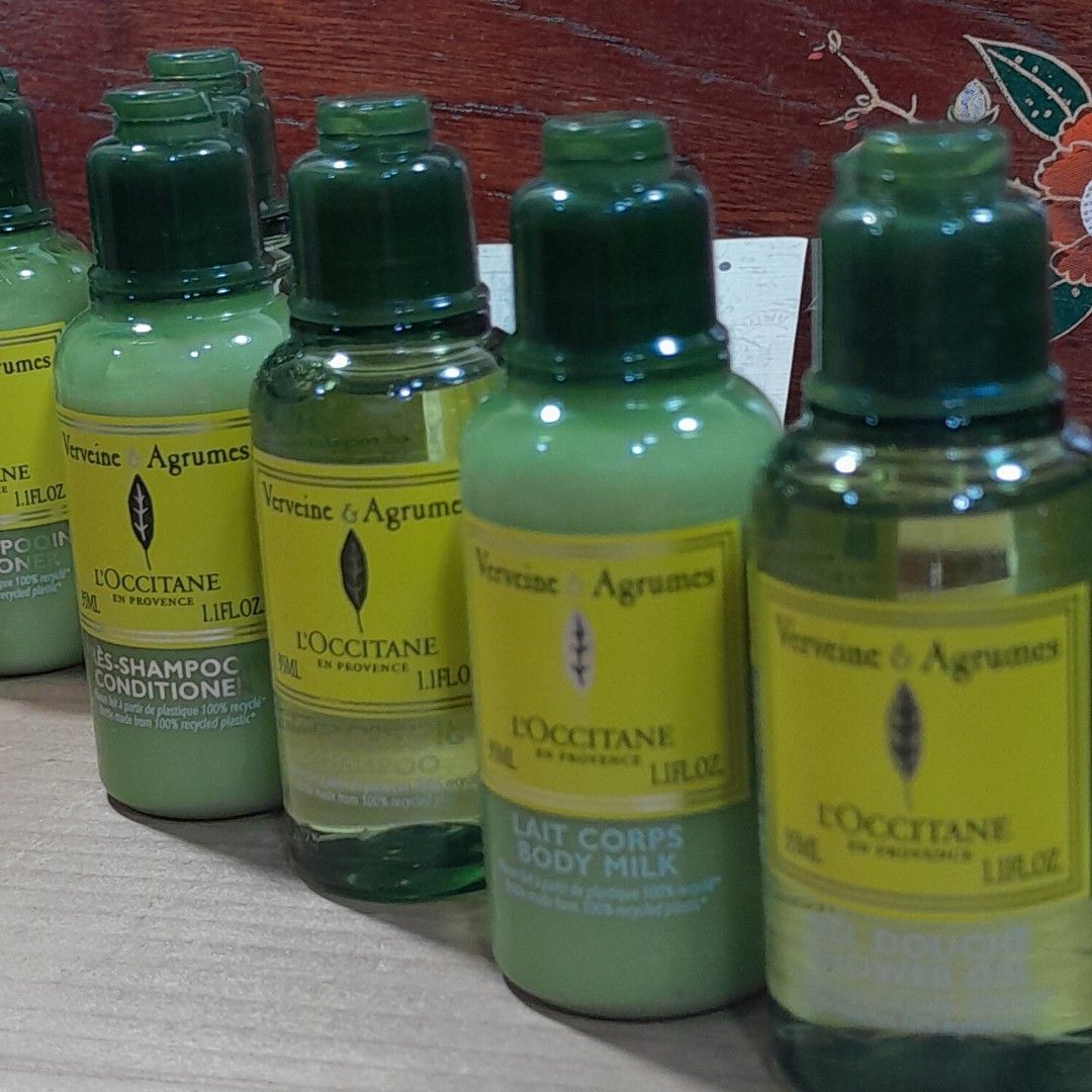 L'OCCITANE Bath and Body (Category: Bath) located in Las Pinas. Submitted by 84vintage (Listing ID 1430643621, Image 2). Description: 2 Shower Gel 2 Hair Conditioner 2 Shampoo 2 Body Milk.