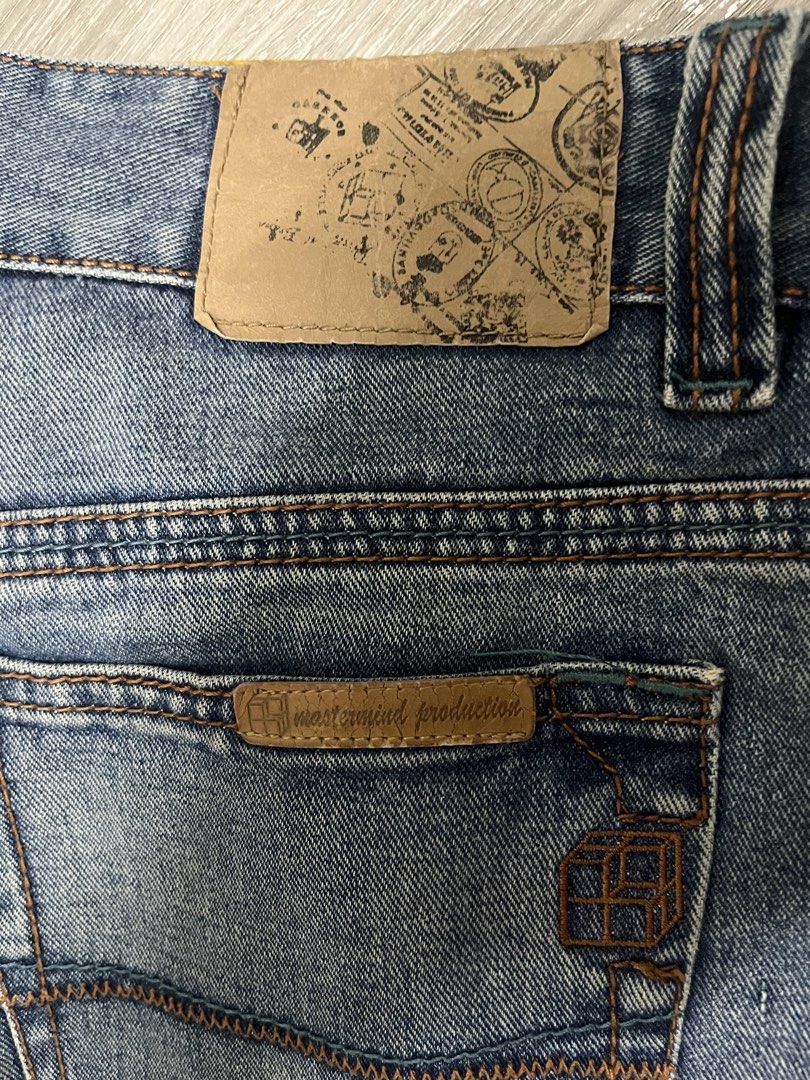 Mastermind Production Jeans Pants (Category: Jeans) located in Pasay City. Submitted by paullimerized (Listing ID 1430788231, Image 2). Description: Mastermind Production Jeans Pants Check image for dimension Location: Pasay City.