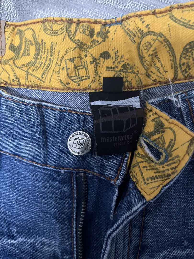 Mastermind Production Jeans Pants (Category: Jeans) located in Pasay City. Submitted by paullimerized (Listing ID 1430788231, Image 3). Description: Mastermind Production Jeans Pants Check image for dimension Location: Pasay City.