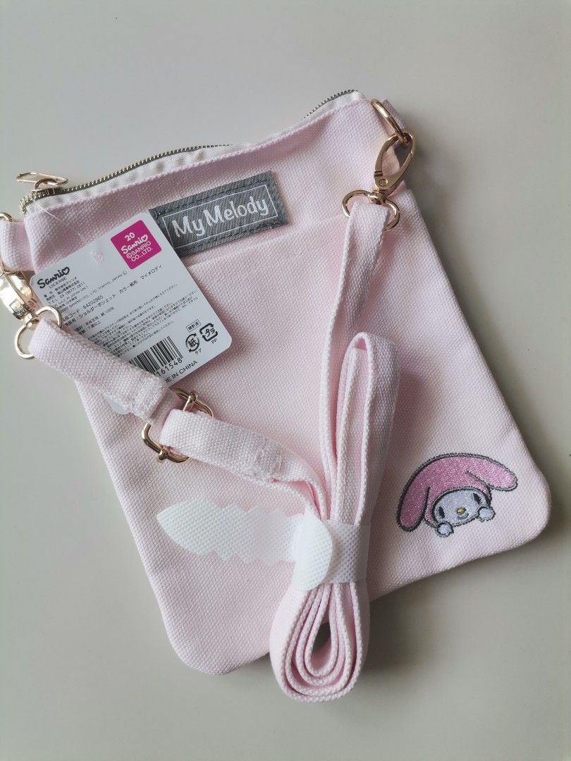 My Melody Crossbody Bag (Category: Cross-body Bags) located in Pasig City. Submitted by cae.025 (Listing ID 1430607976, Image 3). Description: Kawaii My Melody canvas crossbody sling bag from Japan 🇯🇵 ~ BNWT (brand-new with tag) ~ PM for inquiries MOP: thru BDO or gcash only. MOD: lalamove or grab c/o buyer. Thank You. .
