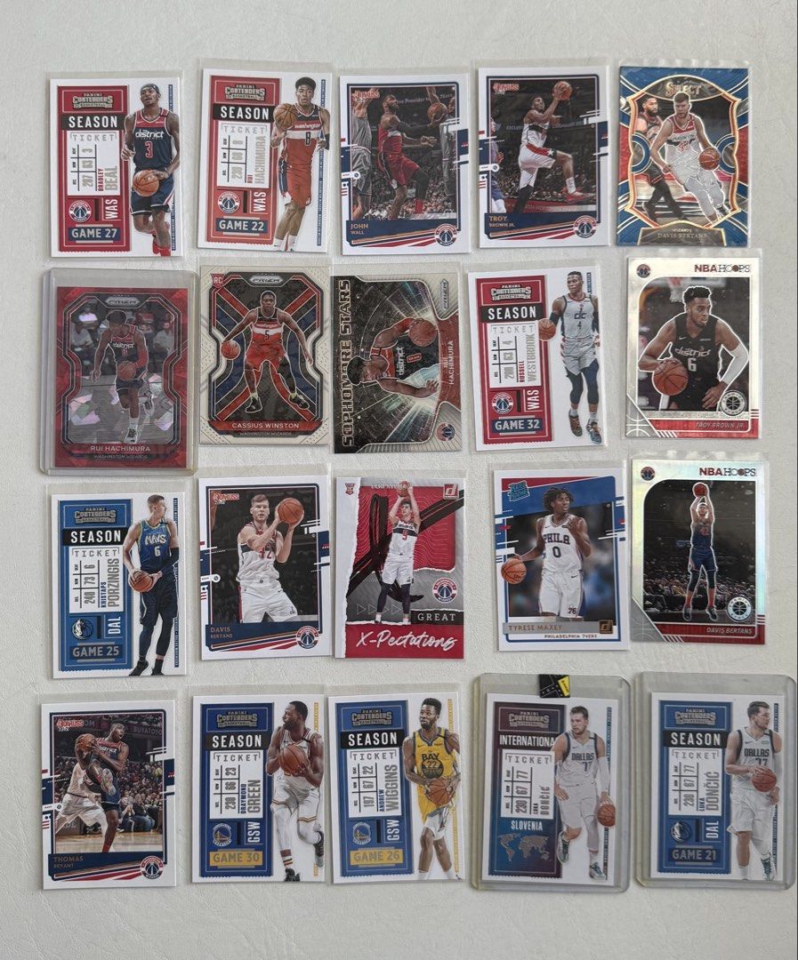 NBA Basketball Cards - Various Players (Category: Raw Singles) located in Pasig City. Submitted by byz94 (Listing ID 1430676053, Image 1). Description: 20pcs total.