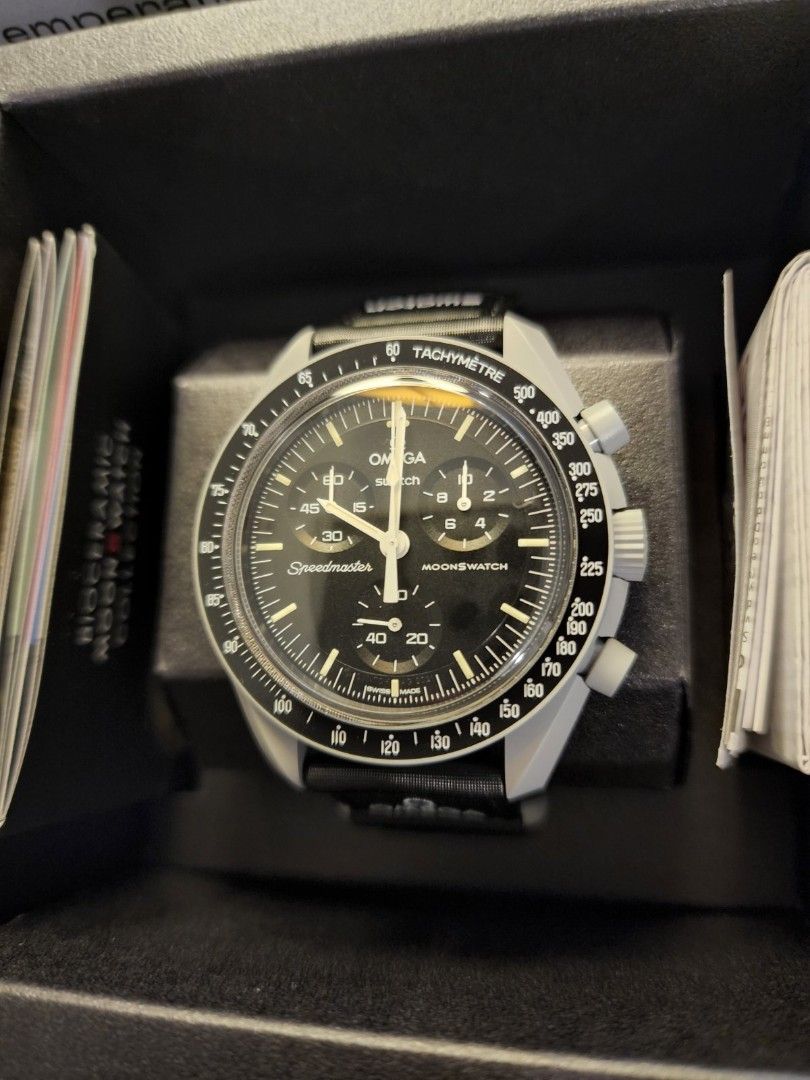 Omega.x swatch.mission to the Moon (Category: Luxury Watches) located in Taguig. Submitted by chanelgeek (Listing ID 1430674021, Image 3). Description: Purchased at Rockwell store..