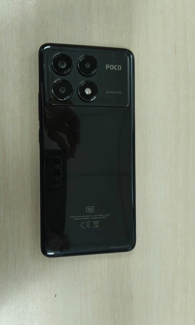 POCO X6 pro 5g (Category: Xiaomi) located in Manila. Submitted by albinocyr89953 (Listing ID 1430673009, Image 3). Description: FOR SALE Poco X6 Pro 5G 8+8/256 DIMENSITY 8300 ULTRA 5000MAH BATTERY AMOLED, 68B COLORS, 120HZ RATE DUAL SIM SLOT IN DISPLAY FINGERPRINT DOLBY ATMOS SOUND with Charger. Reason for selling: Mag upgrade ng unit. Note: Negotiable sa sure buyer..