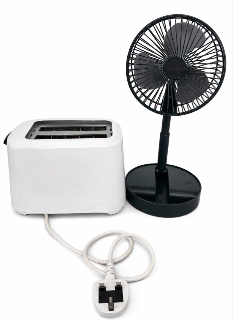 Portable Rechargeable Fan & Toaster - $20 for both , Furniture & Home ...