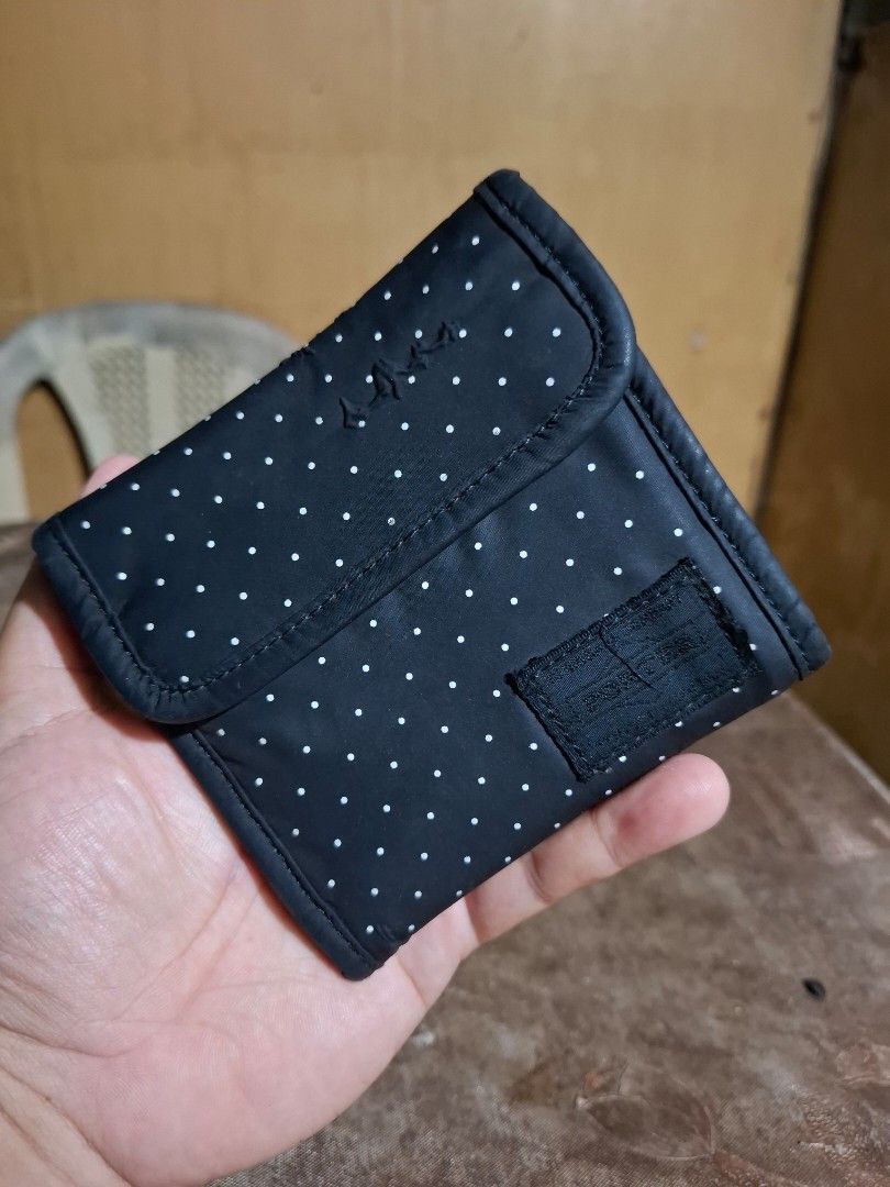 Porter Dot Wallet (Category: Luxury Bags & Wallets) located in Victorias. Submitted by doc_keith (Listing ID 1430729235, Image 1). Description: Porter Dot Wallet Condition: 9/10 Color rate: 9/10 Issue: ✖️ Need wash 880 shipped Negros Occidental.