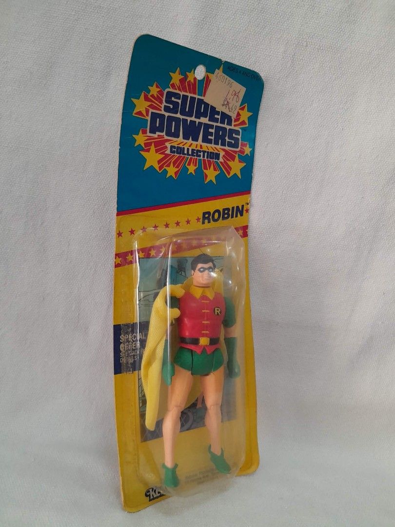 Robin Super Powers Collectibles (Category: Action & Battle Toys) located in Quezon City. Submitted by warmgem.dde5c0 (Listing ID 1430635546, Image 3). Description: Vintage Kenner Robin Super Power Colletibles .