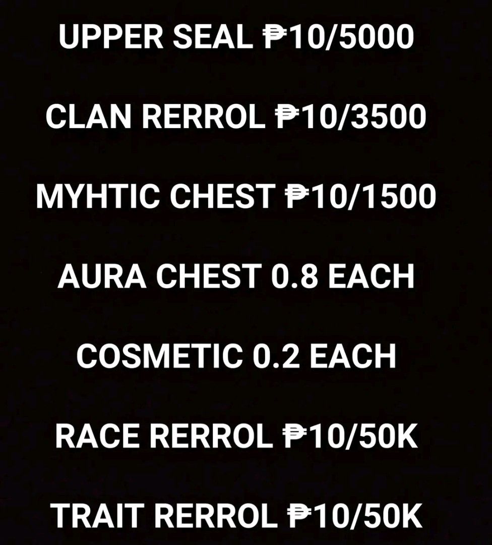 Sailor piece (Category: In-Game Products) located in Quezon City. Submitted by andricachola0713 (Listing ID 1430736055, Image 1). Description: JUST PM IF YOU WANNA BUY.