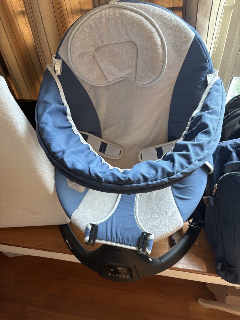 Samu Giken Baby Swing - Blue and Grey, Babies & Kids, Infant Playtime ...
