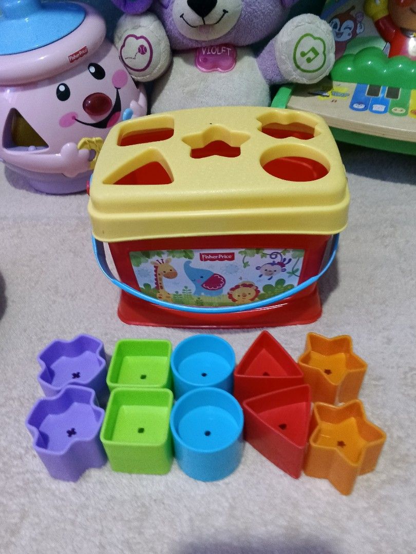 Shape Sorter and Stacker (Category: Infant Playtime) located in Manila. Submitted by rorolittletoes (Listing ID 1430628053, Image 3). Description: Price starts at 100 ☺️ 📍Novaliches QC nagshiship naman po via SPX 🧡.