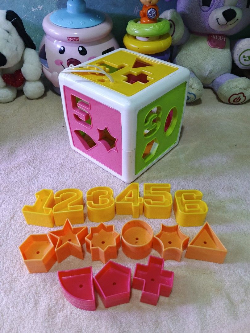 Shape Sorter and Stacker (Category: Infant Playtime) located in Manila. Submitted by rorolittletoes (Listing ID 1430628053, Image 1). Description: Price starts at 100 ☺️ 📍Novaliches QC nagshiship naman po via SPX 🧡.