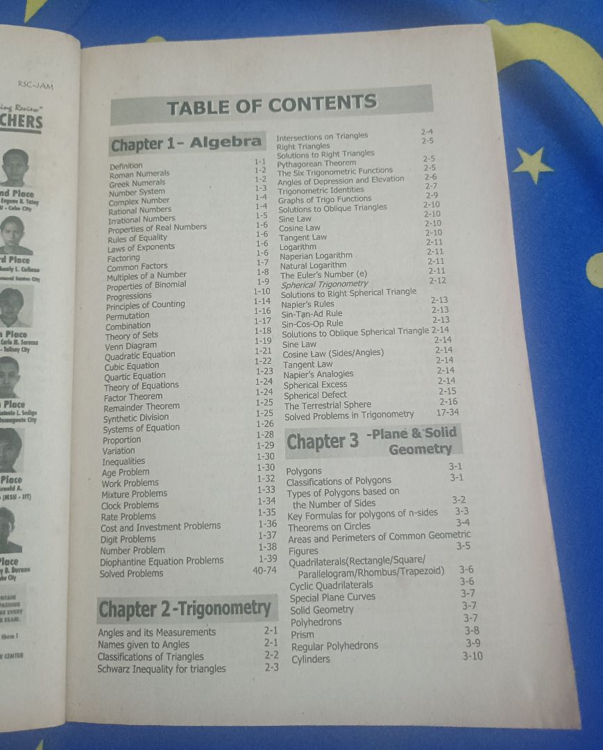 Solved Problems Mathematics & Basic Engineering Sciences by R.S. Capote & J.A. Mandawe (Category: Textbooks) located in Paranaque City. Submitted by zed_17 (Listing ID 1430649513, Image 3). Description: Genre: Reviewer (Engineering) Type: Paperback This book can be useful to those who plans to take an Engineering Board Exam (Licensure Exam). It is in good condition and only has slight foxing. MOP: GCash, Maya or GoTyme MOD: Lalamove, Grab, Joyrid