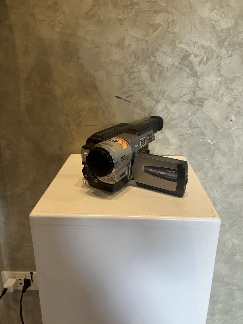 Sony Handycam CCD-TRV49 (Category: Video Cameras) located in Pasig City. Submitted by findshyt (Listing ID 1430692337, Image 2). Description: Sony Handycam CCD-TRV49 with night vision clear screen zoom in/out tested recording and playback pm for sample video ₱9,000 add 1k for fisheye lens comes with tape, battery, strap and charger ready to use! pasig city.