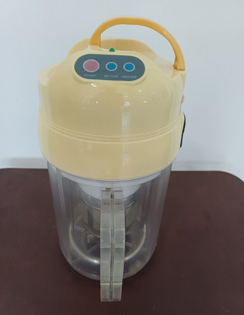 Soy Milk Maker (Category: Other Kitchenware & Tableware) located in Quezon City. Submitted by CraftsItemsCleanUpSale (Listing ID 1430669226, Image 2). Description: [Decluttering Sale] Soy Milk Maker Features: Soy Milk Maker. Easy to use. Makes fresh soy milk. *Please read: Items Clean Up Sale Please chat with me for any questions or for more photos. Items are sold as is..