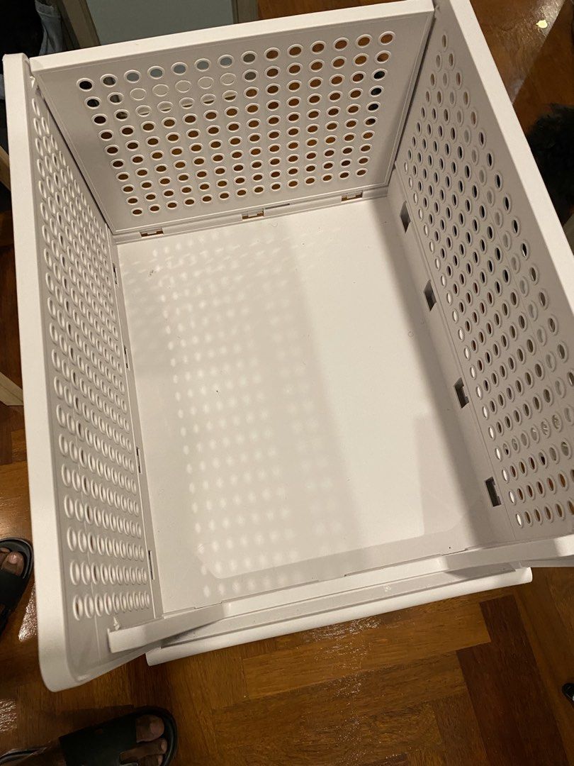 Stackable Storage for cloths (Category: Shelves, Cabinets & Racks) located in Petaling Jaya. Submitted by hypeplug__my (Listing ID 1430742622, Image 3). Description: - Stackable storage boxes - Designed for clothes storage - Easy to stack - Neutral color - Practical design.